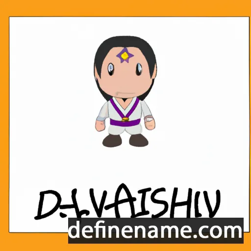 cartoon of the name Divanshi