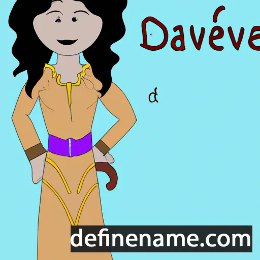 cartoon of the name Divavesi