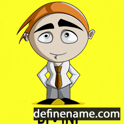 cartoon of the name Divin