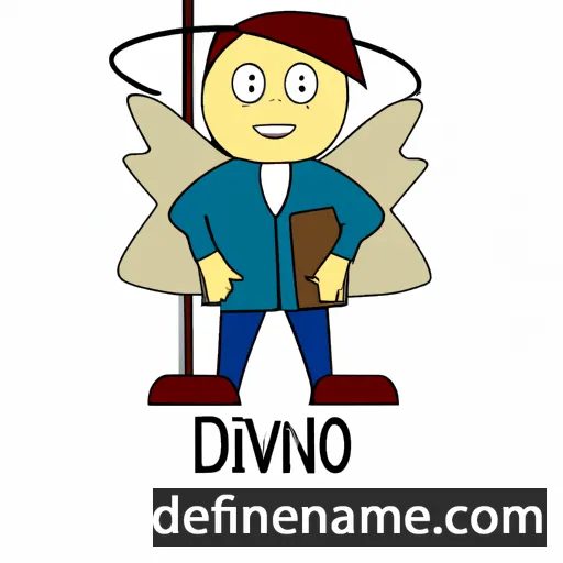 cartoon of the name Divino