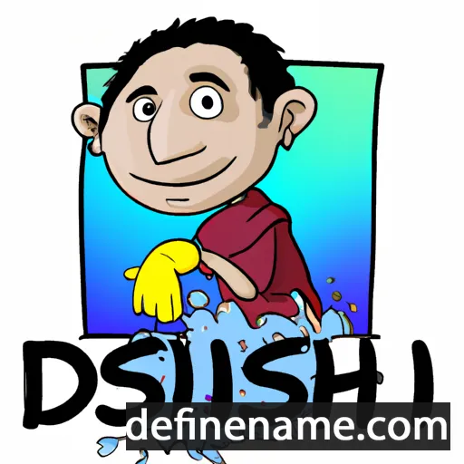 cartoon of the name Diwash