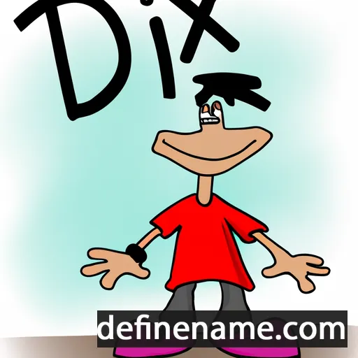 Dixi cartoon