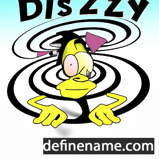 cartoon of the name Dizzy