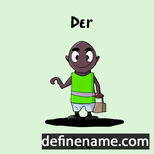 cartoon of the name Djèri