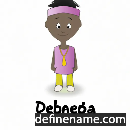 cartoon of the name Djenaba