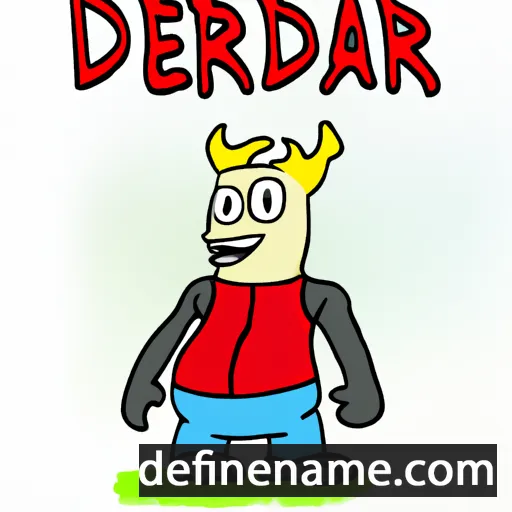 cartoon of the name Djeråd