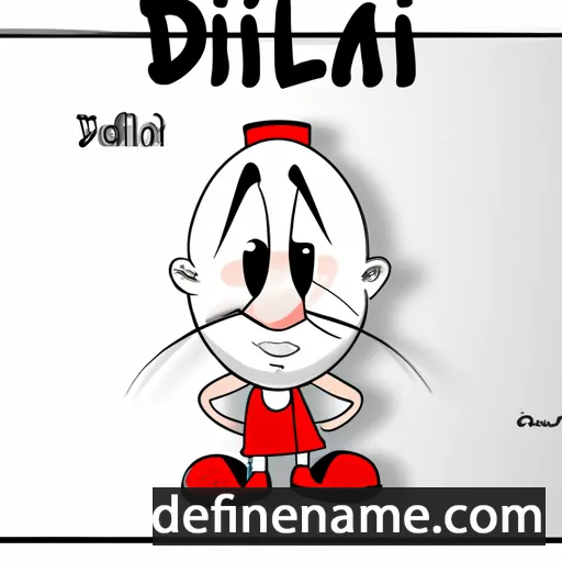 cartoon of the name Djilali