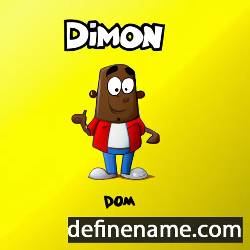 cartoon of the name Djimon