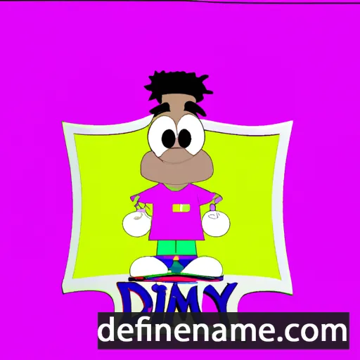 cartoon of the name Djimy