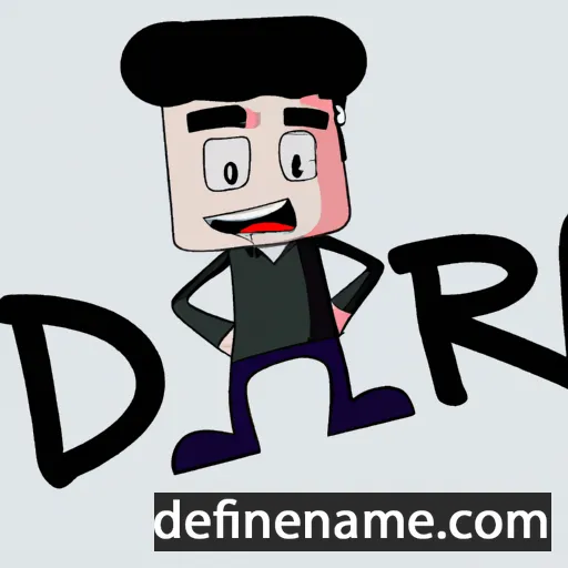 cartoon of the name Djôr