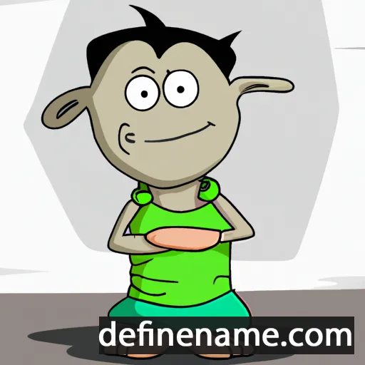 cartoon of the name Doaivu