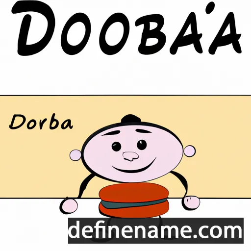 cartoon of the name Dobra