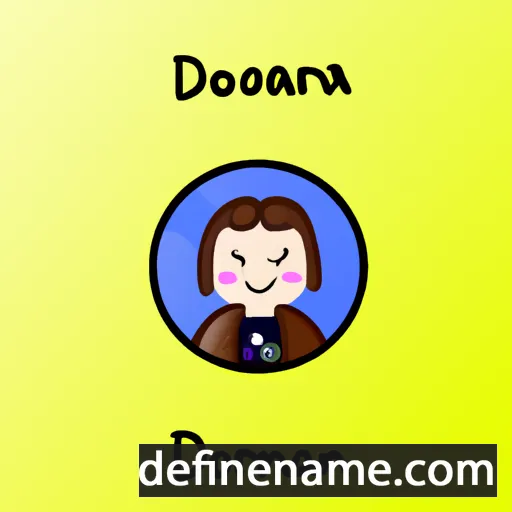 cartoon of the name Dobriana