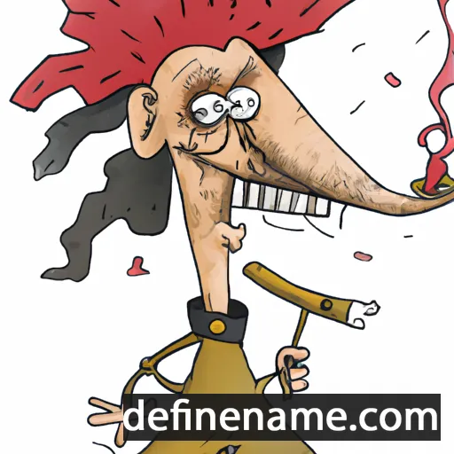 cartoon of the name Dobrowit