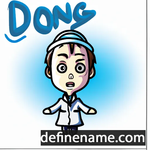 cartoon of the name Do-young