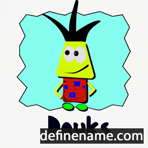 cartoon of the name Dókus