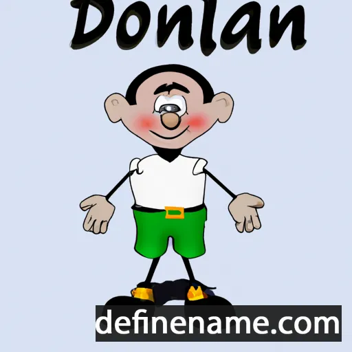 Dónall cartoon