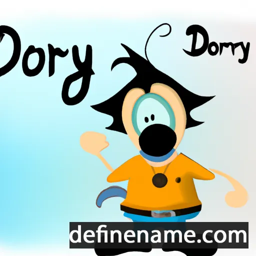 cartoon of the name Dórey