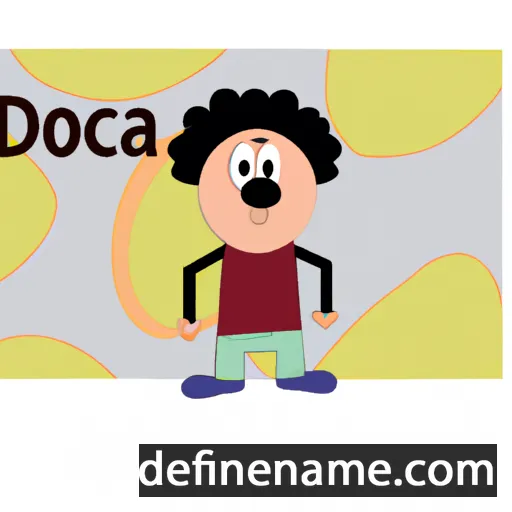 cartoon of the name Doça