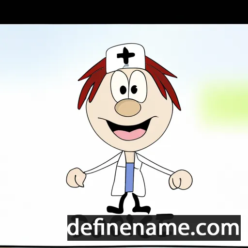 cartoon of the name Docie