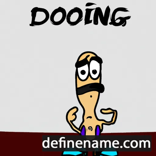 cartoon of the name Doding