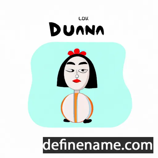 cartoon of the name Doduna