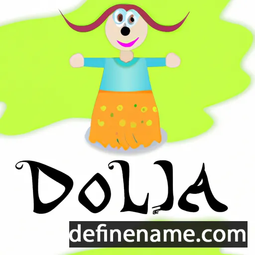 cartoon of the name Dola