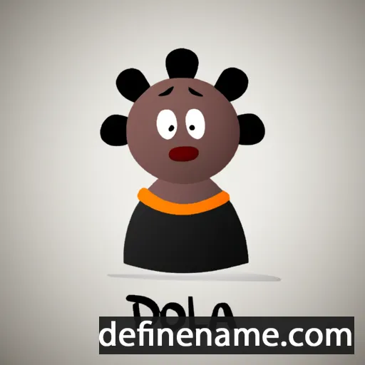 cartoon of the name Dola