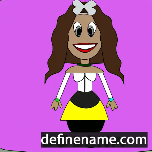 cartoon of the name Dolena