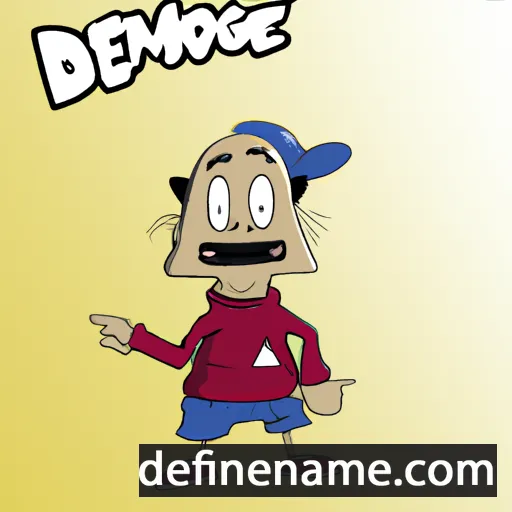 cartoon of the name Doménego