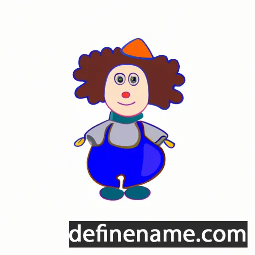 cartoon of the name Domė