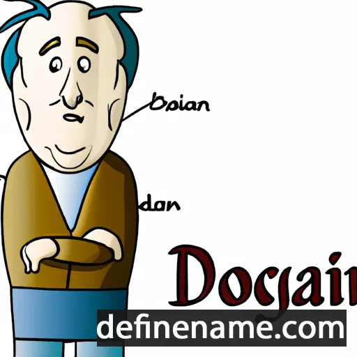 cartoon of the name Domicijan