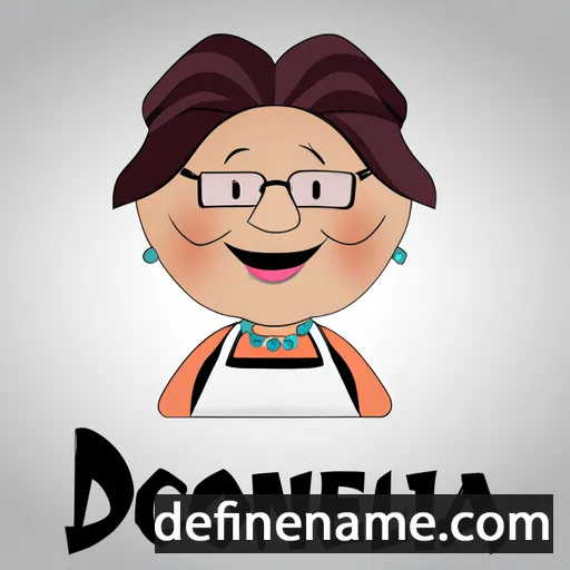 cartoon of the name Domicila