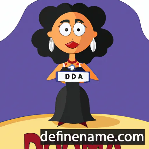 cartoon of the name Domina