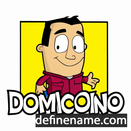 cartoon of the name Dominico