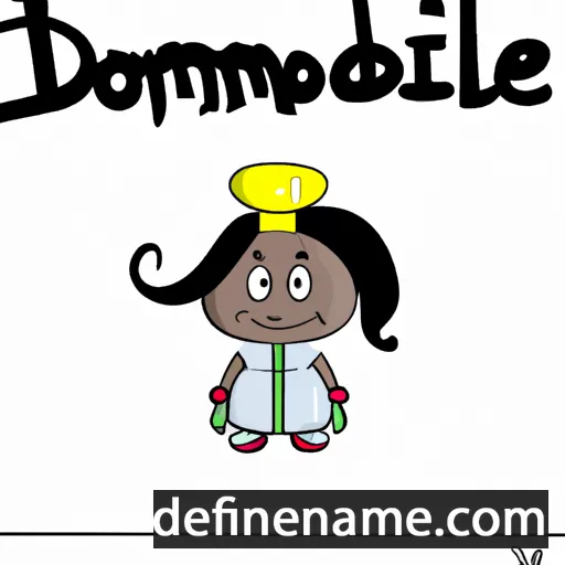 cartoon of the name Dominilde