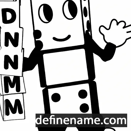 cartoon of the name Domino