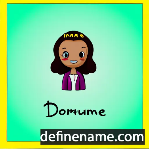 Dominque cartoon