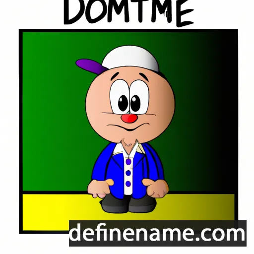 cartoon of the name Domitien