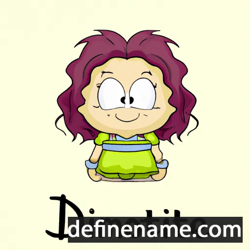 cartoon of the name Domitilde