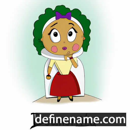 cartoon of the name Domitilia