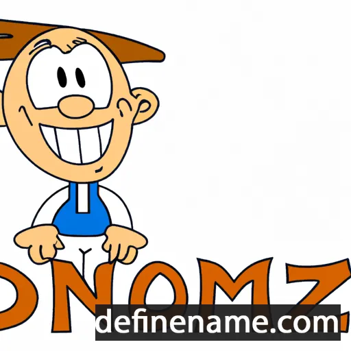 cartoon of the name Domizio