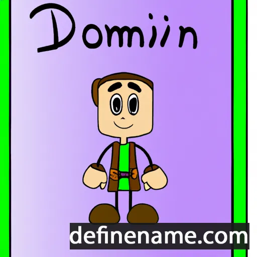 cartoon of the name Domnin