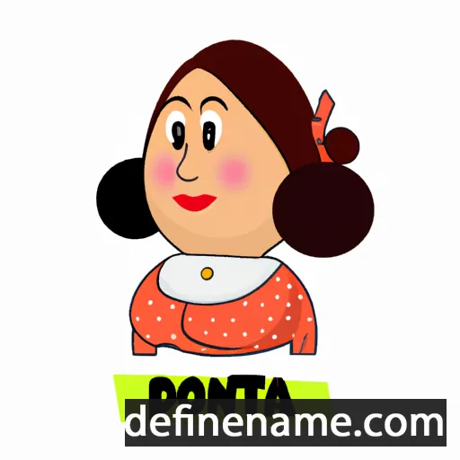 cartoon of the name Donáta