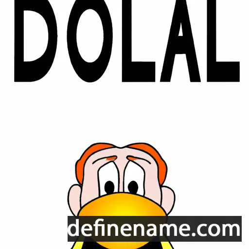 cartoon of the name Donall