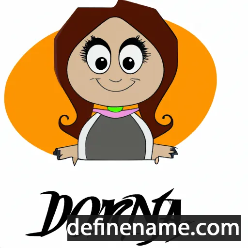 cartoon of the name Donara