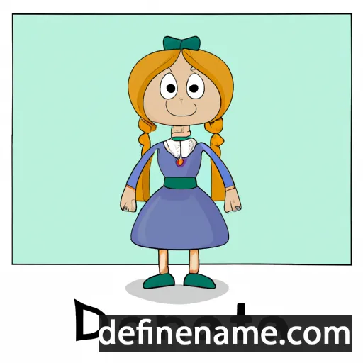 cartoon of the name Donatila