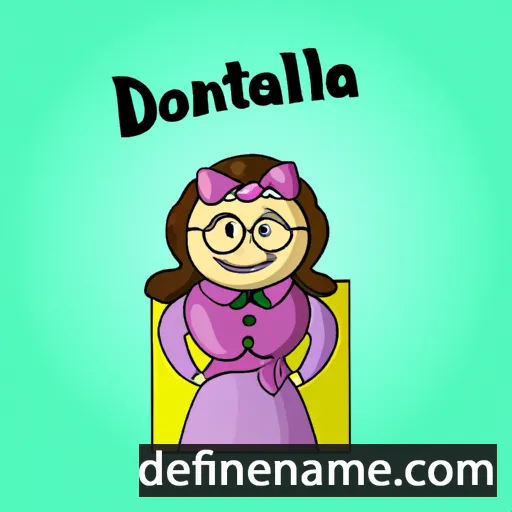 cartoon of the name Donatilla