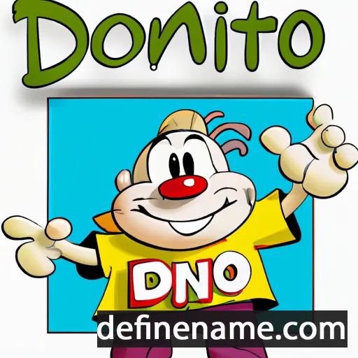 cartoon of the name Donatilo