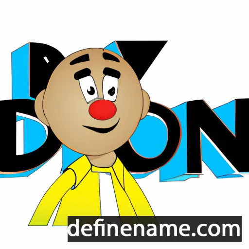 cartoon of the name Dondi